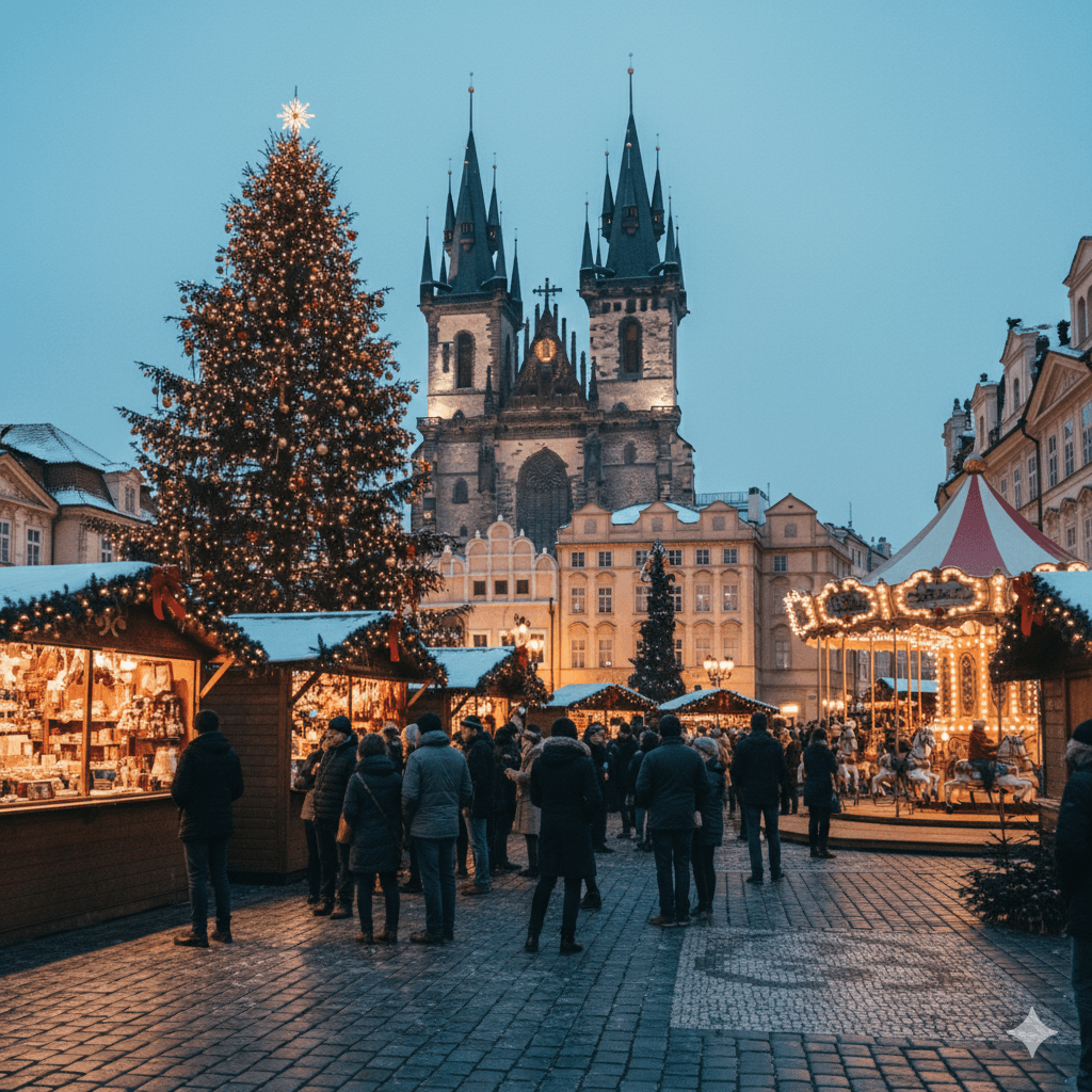 Jarmarki Bożonarodzeniowe w Pradze: Najpiękniejsze na Świecie?